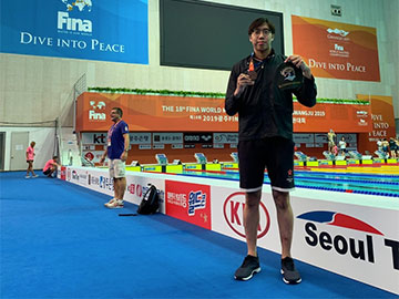 游泳大師錦標賽 王俊仁50蛙得第4