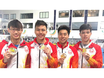 【游泳】卓銘浩200自破大會紀錄奪金　港隊亞洲分齡賽再增14獎牌